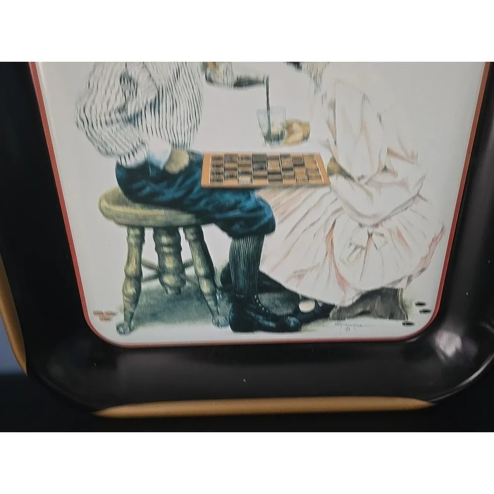 Vintage 1994 Coca Cola Tray Winning Smiles John Solomon‎